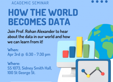 How The World Becomes Data | Department Of Statistical Sciences